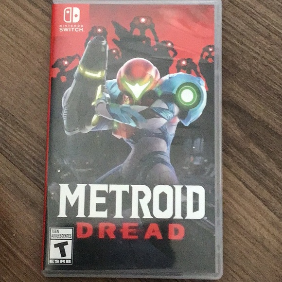 Nintendo Switch Metroid Dread Red and Black Video Games